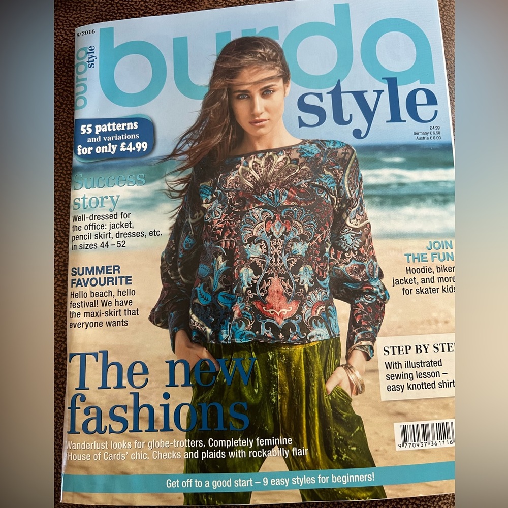 Burda Style Pattern Fashion Magazine